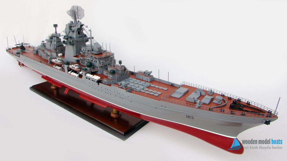 Pyotr Velikiy Russian Warship Model (2) Mô Hình Thuyền Buồm