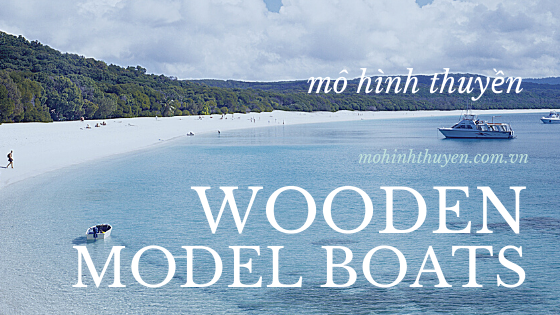 banner wooden model boat