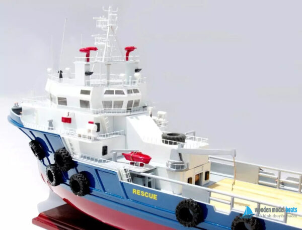 Fishing Boats Offshose Support Vessel Model 70L X 19W X 31H (2) Mô Hình Thuyền Buồm