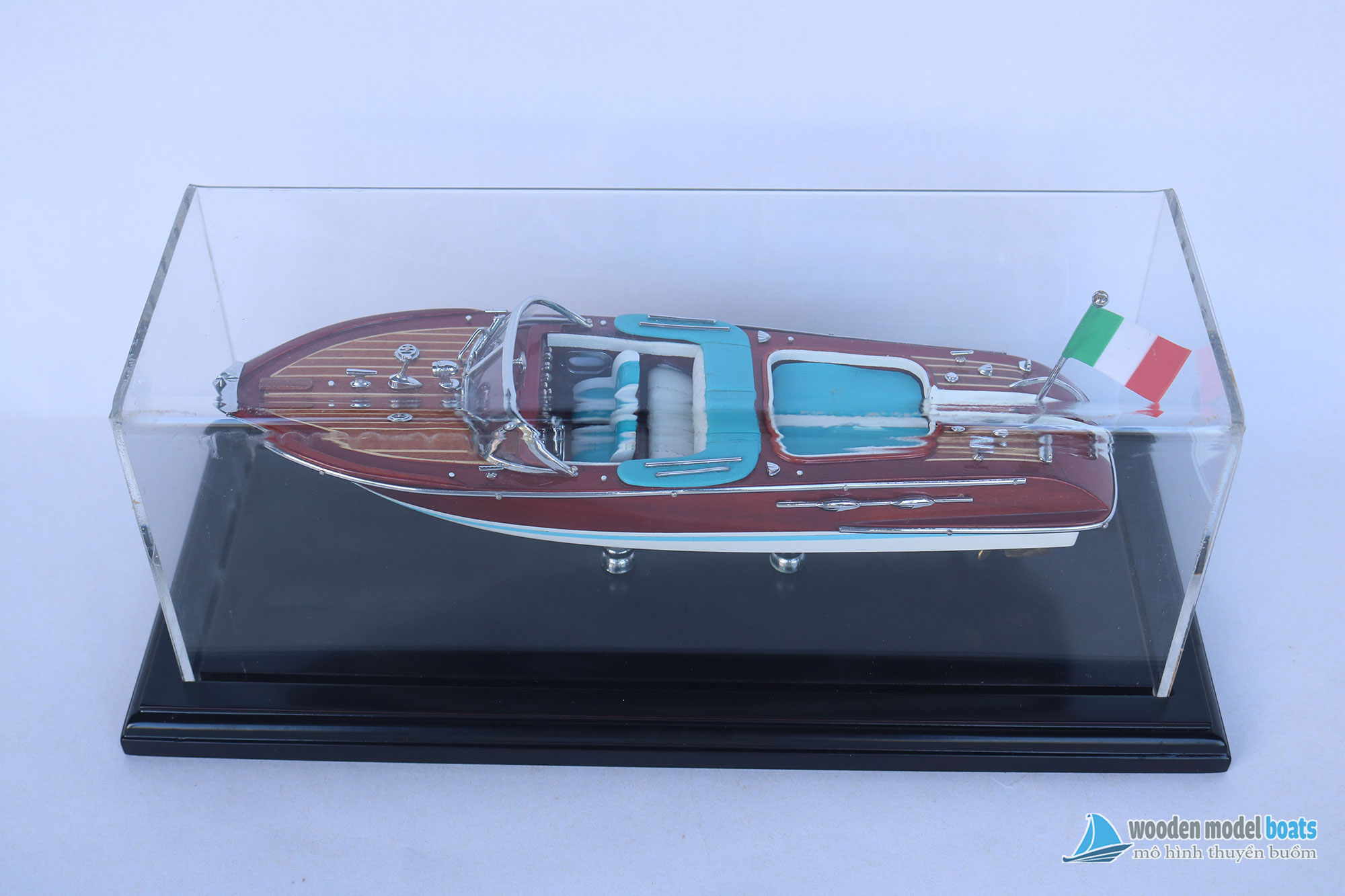 Mô Hình Thuyền Display Case For Special Riva Aquarama 25Cm