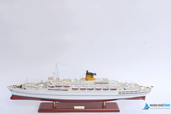 Mô Hình Thuyền Du Lịch Ss Guglielmo Maconi 87cm (2)