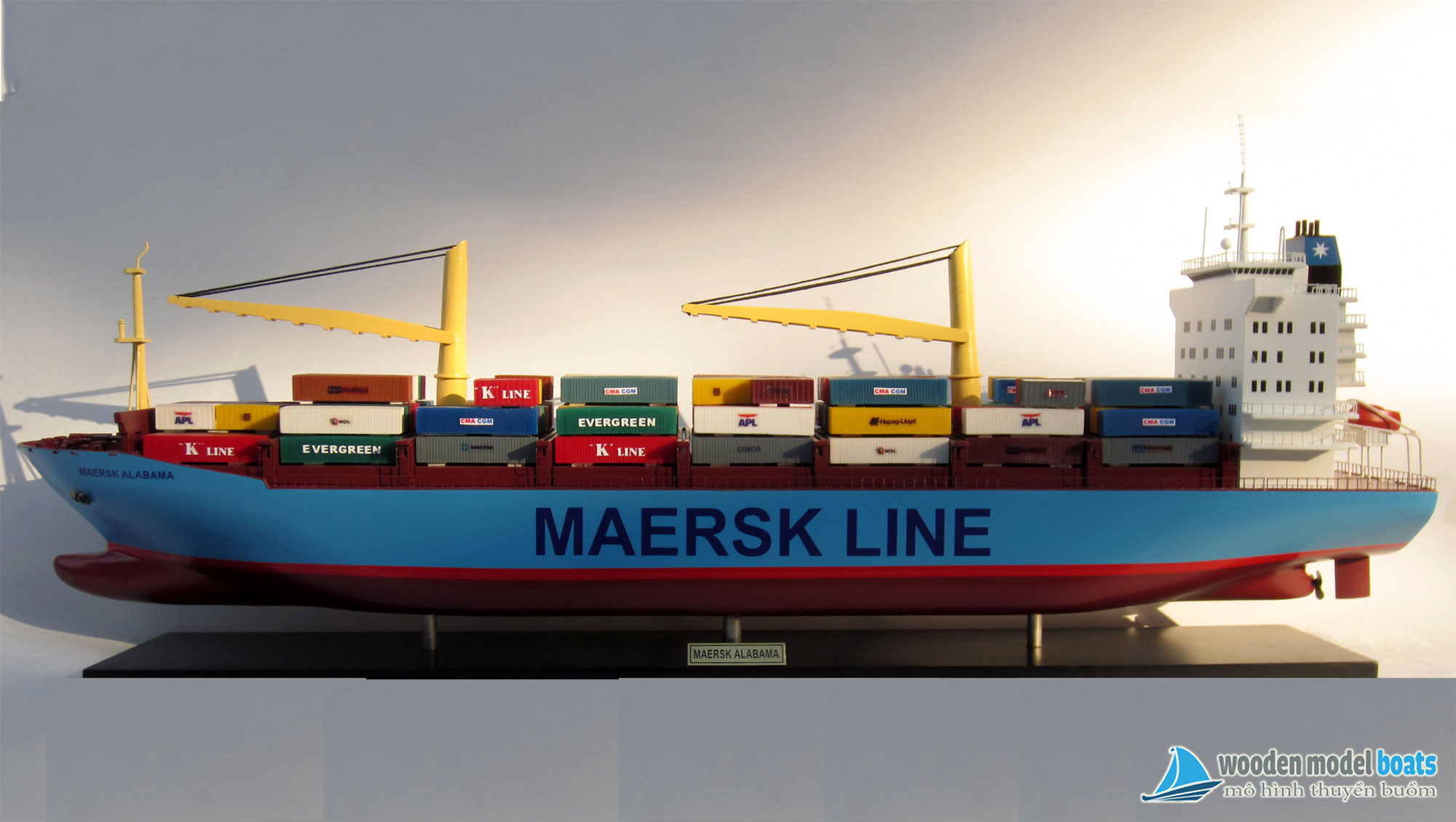Mô Hình Thuyền Thương Mại Maersk Alabama 92Cm