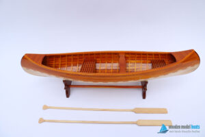 Mô Hình Thuyền Peter Borough Honey Stained With Yellow Wood On Bottom