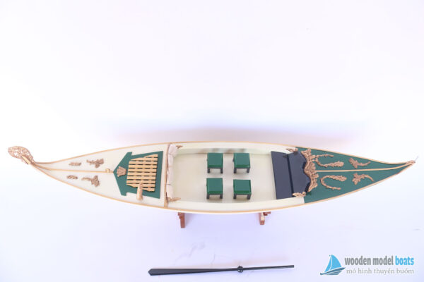 Mô Hình Thuyền Thống Gondola Sơn Kem