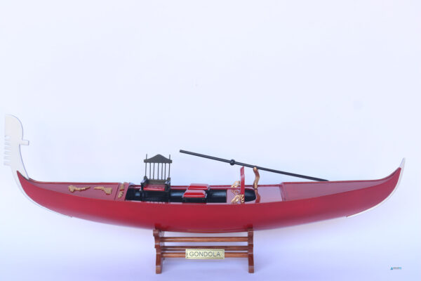 Mô Hình Thuyền Truyền Thống Gondola Sơn Đỏ